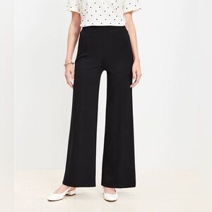 Loft Ponte Wide Leg Pants